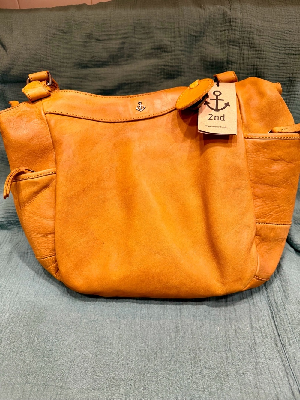 Harbour 2nd Selina Leather Tote Bag Purse Brand New From Germany